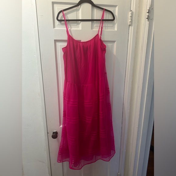 ASOS Mesh Cami Midi Dress (fits up to size 16) - Picture 2 of 11